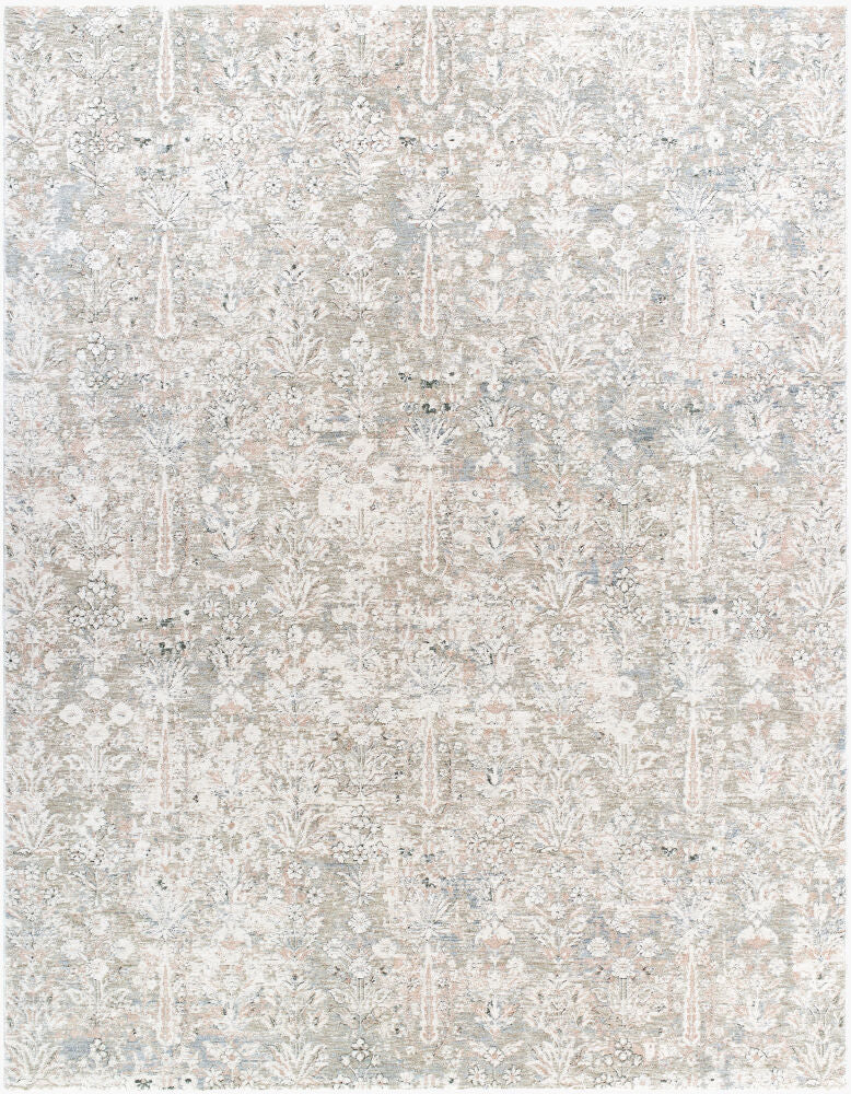 Poetry Machine Woven Rug — Cream/Light Sage