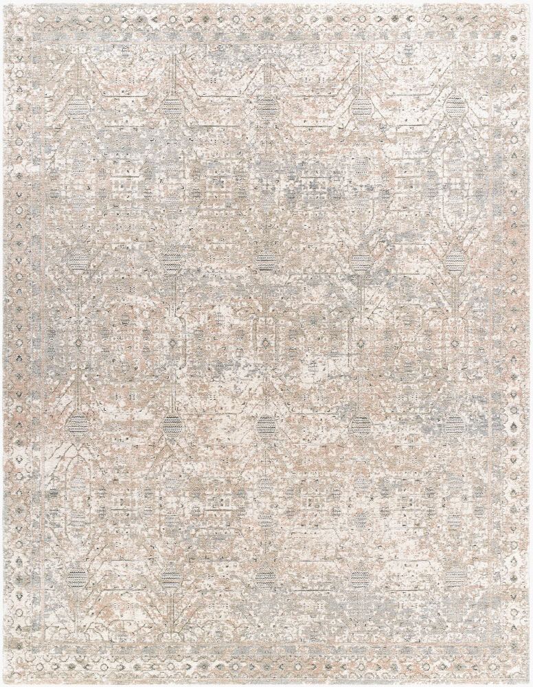 Poetry Machine Woven Rug — Cream/Light Sage