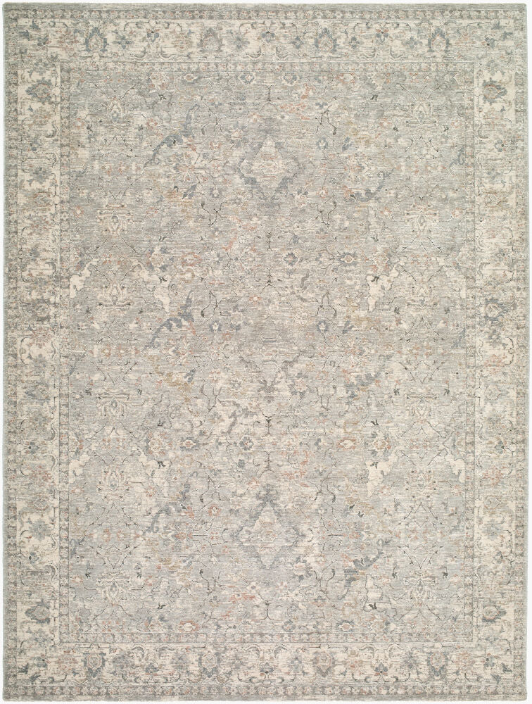 Poetry Machine Woven Rug — Cream/Dark Green