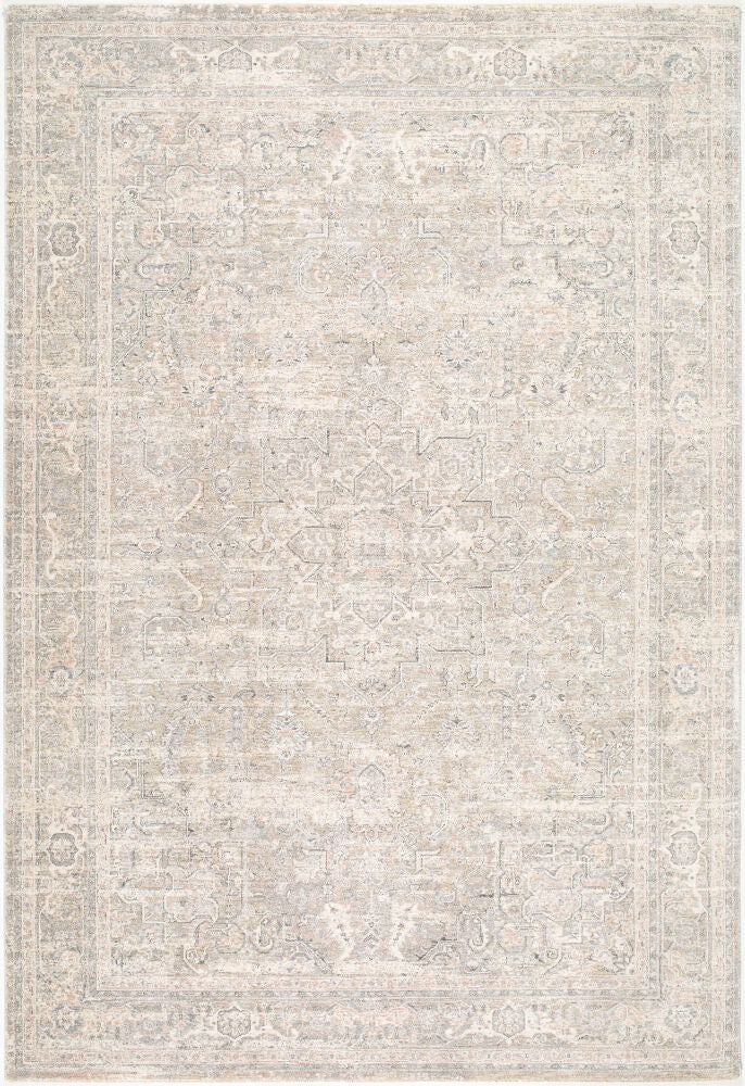 Poetry Machine Woven Rug — Beige/Cream