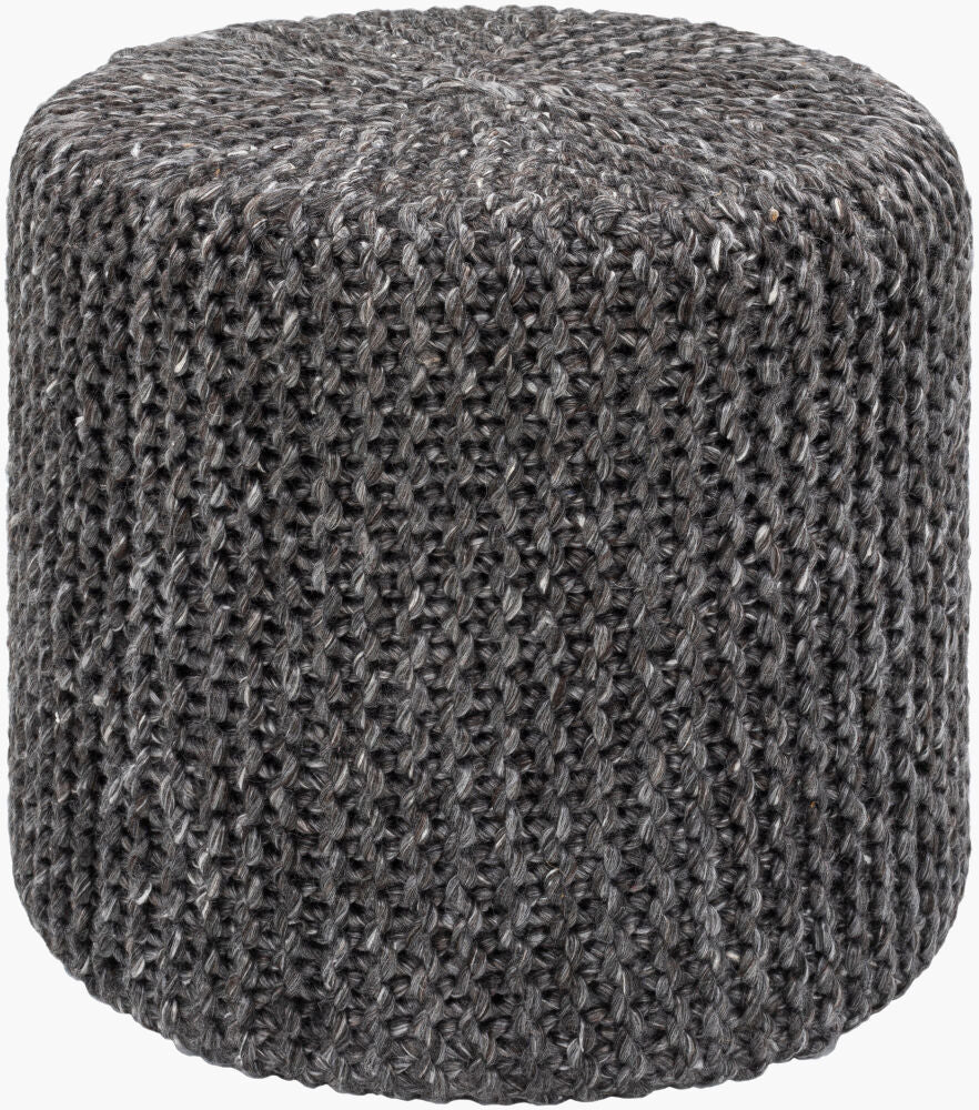 Prado Pouf — Charcoal