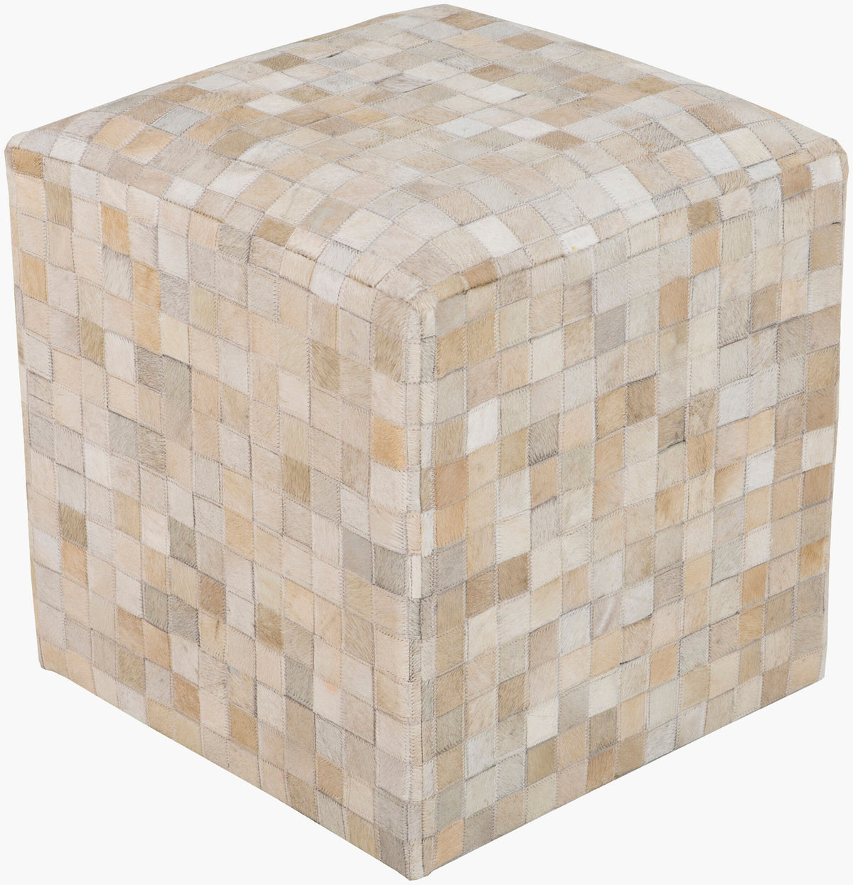 Appalachian Ottoman — Beige/Brown