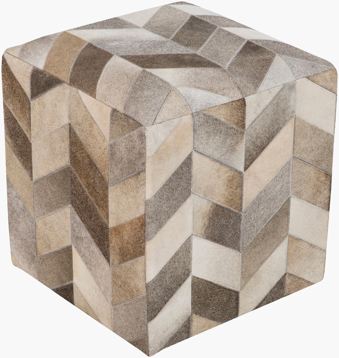 Appalachian Ottoman — Brown/Ivory