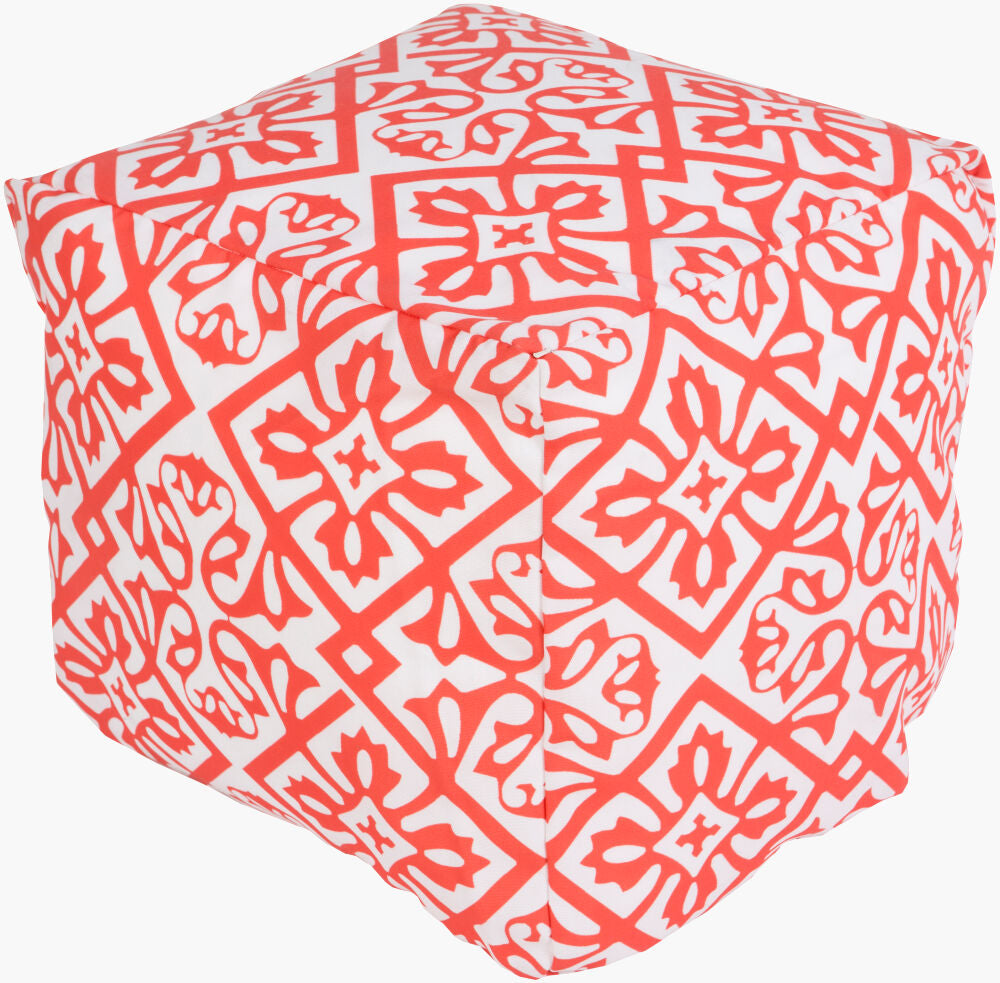 Rain Pouf — Blush/Dusty Coral
