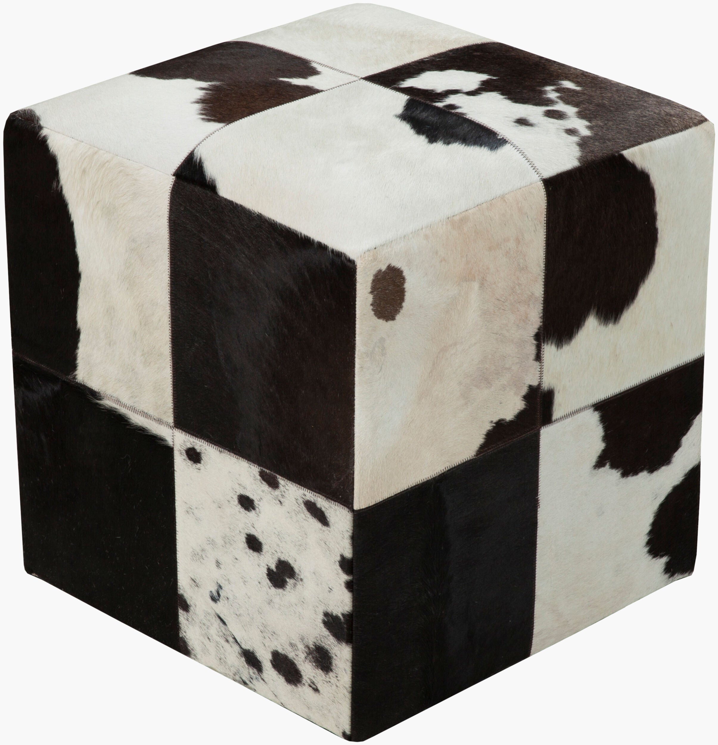 Appalachian Ottoman — Beige/Black