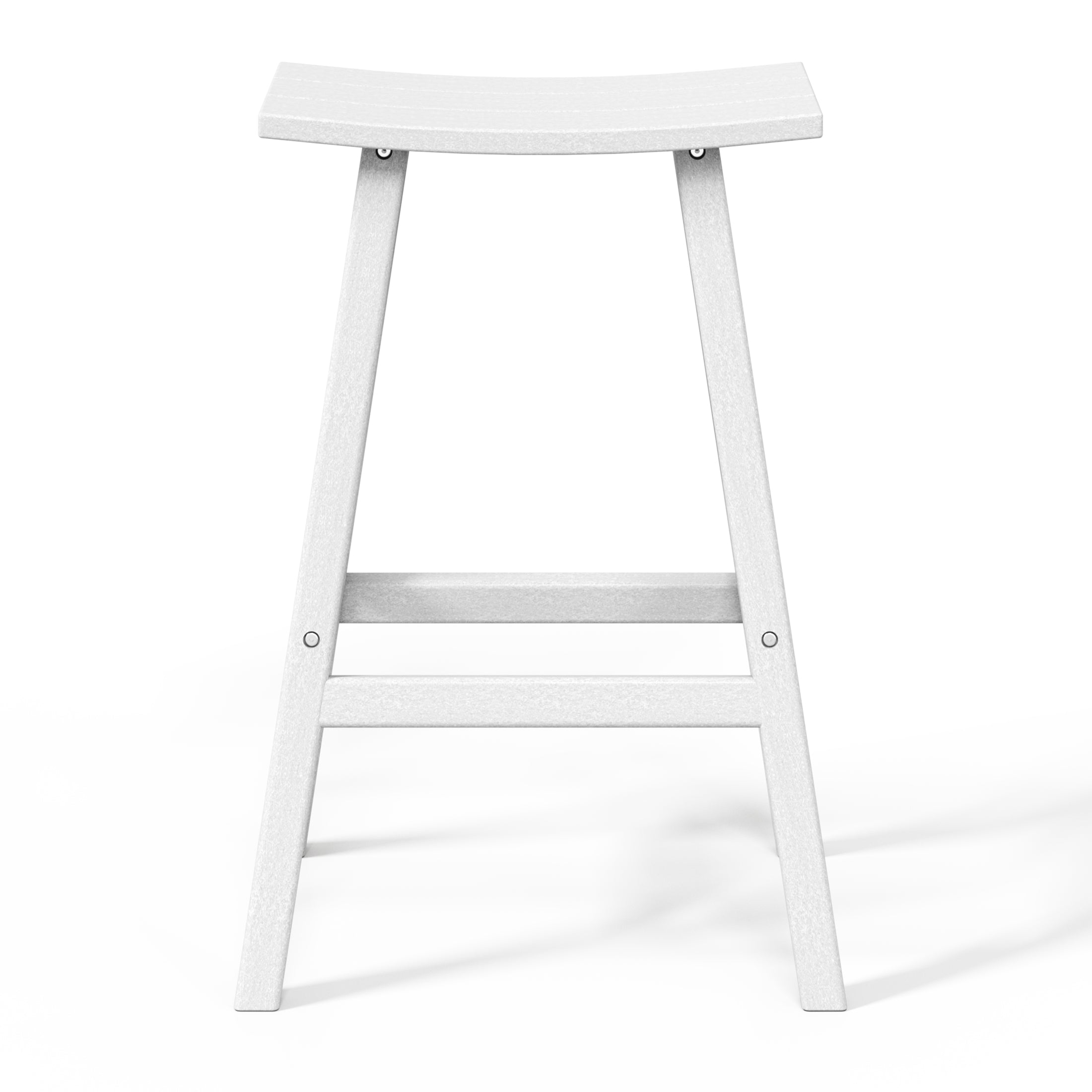 Stockholm All-Weather Outdoor Saddle Bar Stool (29" Height) Seahawk Designs Patio Bar & Counter Stools