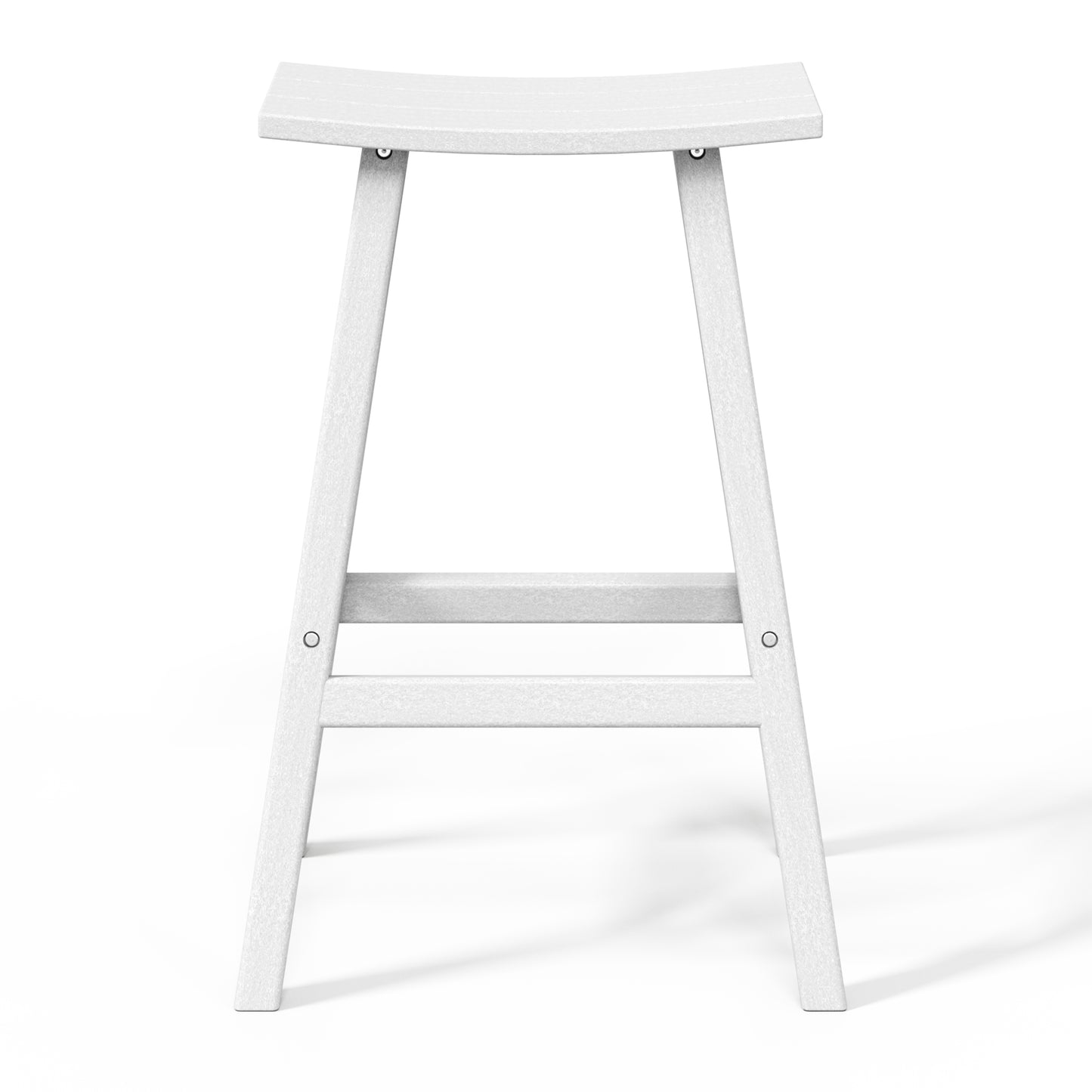 Stockholm All-Weather Outdoor Saddle Bar Stool (29" Height) Seahawk Designs Patio Bar & Counter Stools