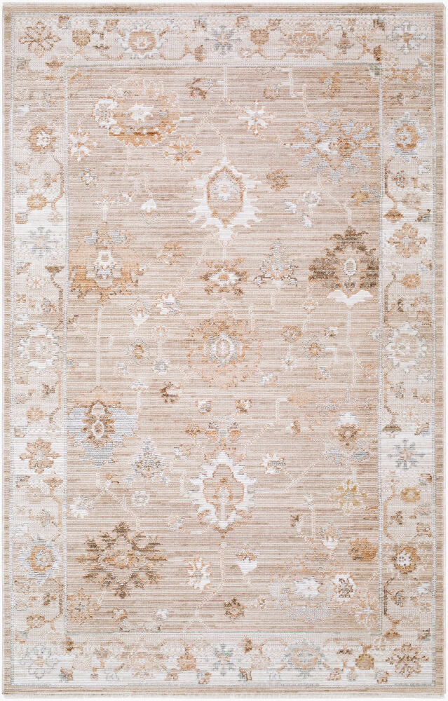 Pierre Loti Machine Woven Rug — Brown/Dark Brown