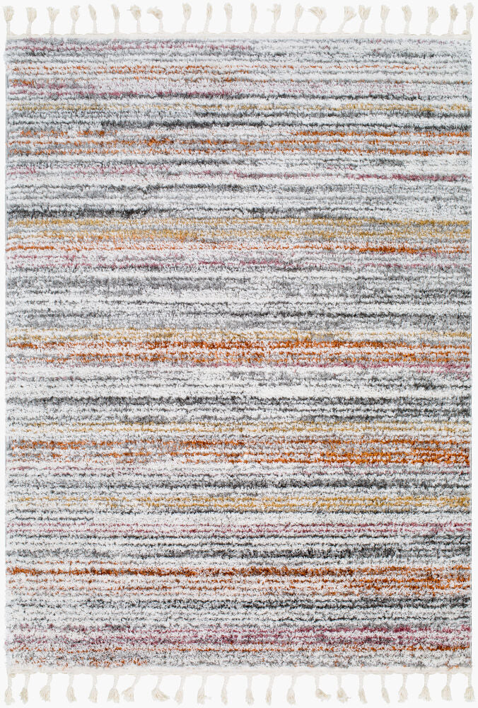 Polaris Machine Woven Rug — Amber/Black