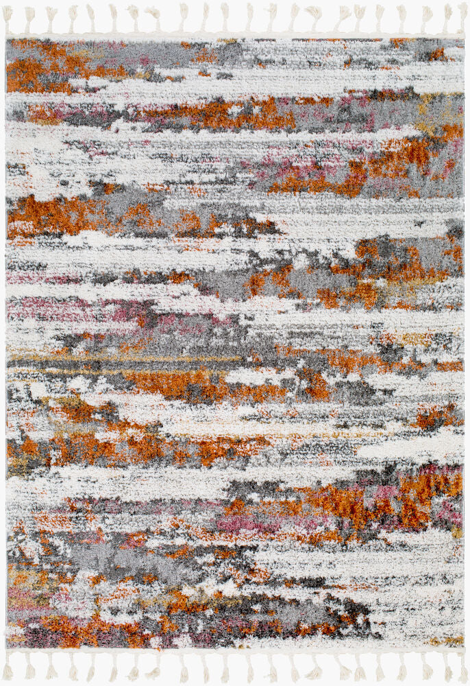 Polaris Machine Woven Rug — Amber/Black