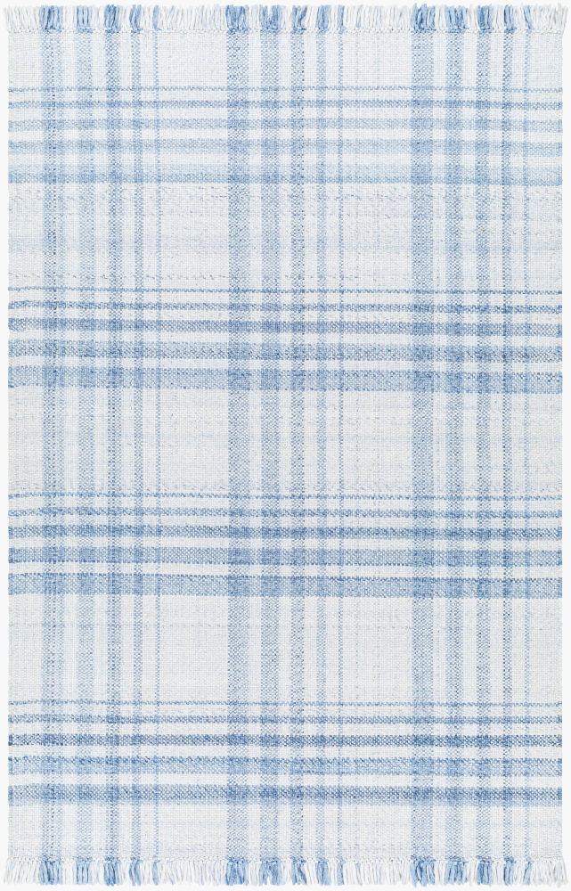Primrose Handmade Rug — Denim/Ice Blue