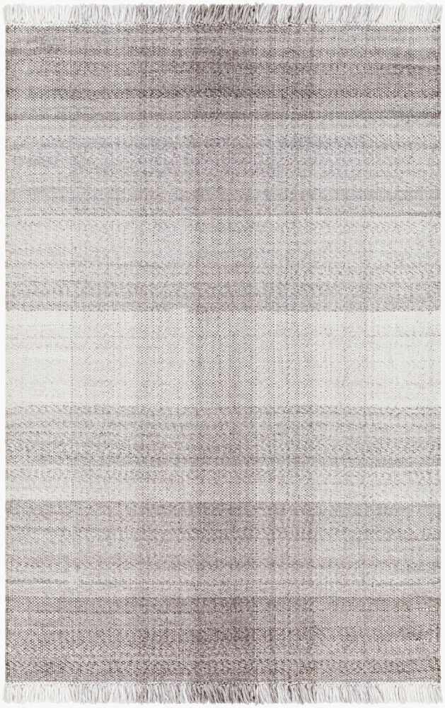 Primrose Handmade Rug — Dark Brown/Off-White