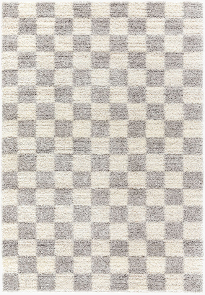 Primo Machine Woven Rug — Cream/Light Gray