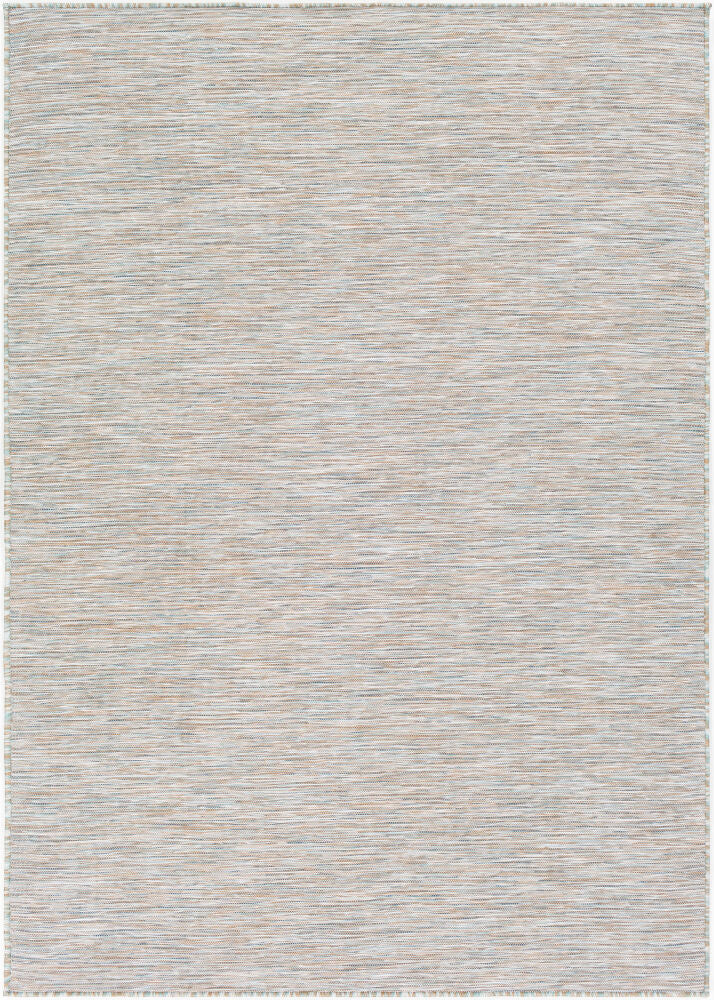 Pasadena Machine Woven Rug — Brown/Deep Teal