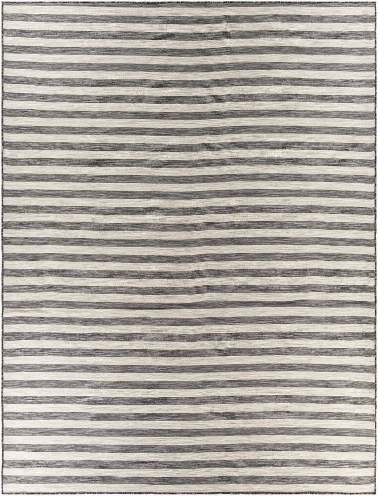 Pasadena Machine Woven Rug — Black/Gray