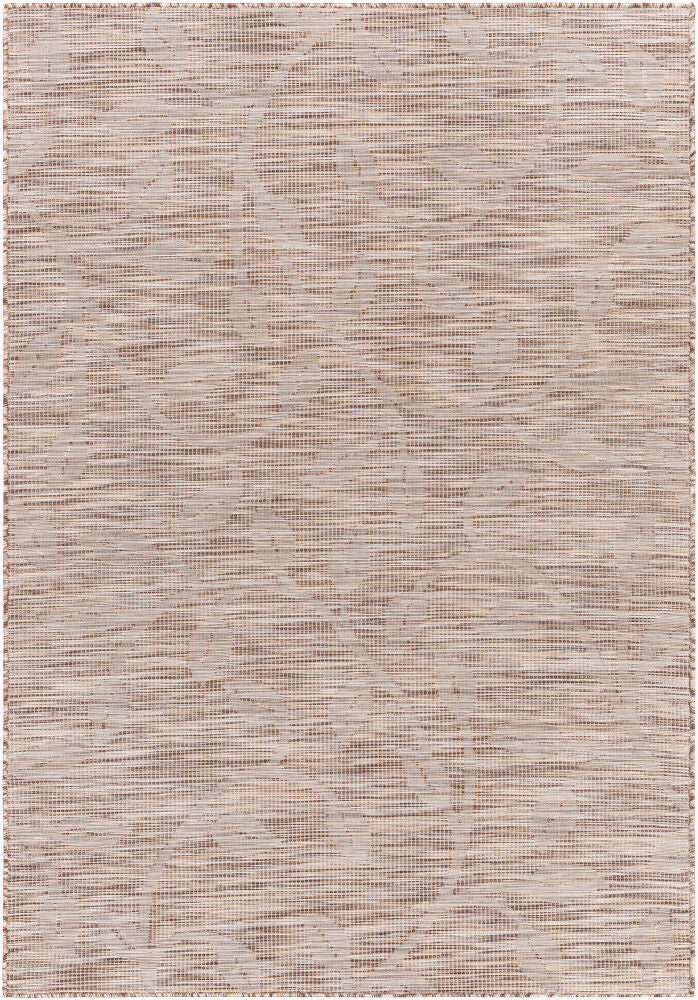 Pasadena Machine Woven Rug — Brown/Light Beige