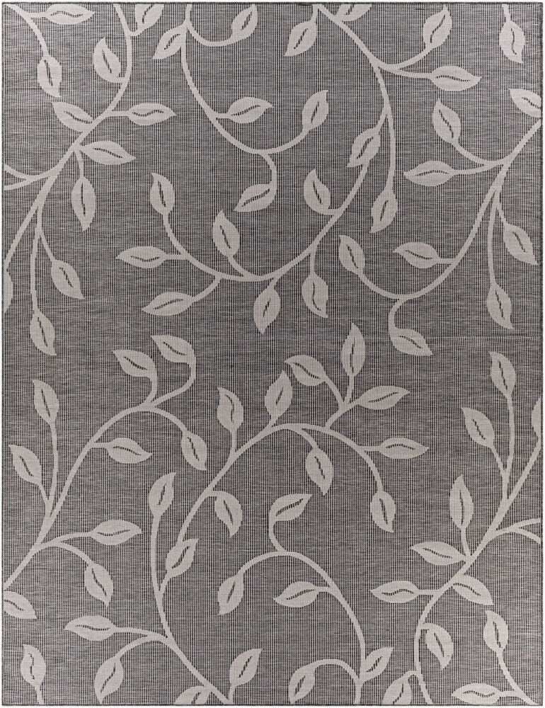 Pasadena Machine Woven Rug — Black/Charcoal