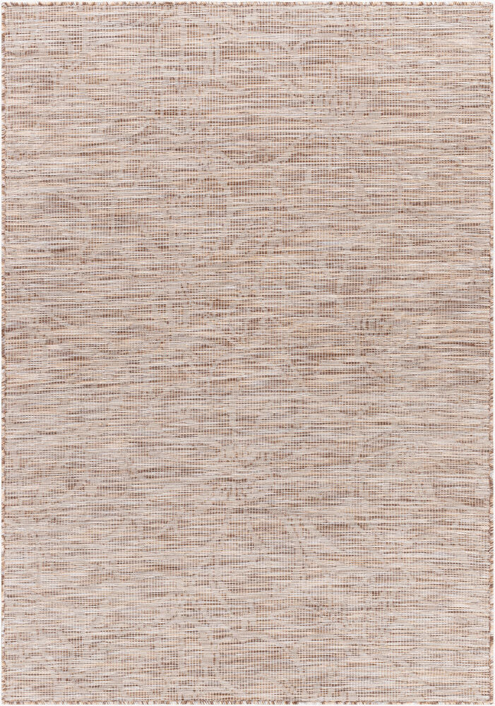 Pasadena Machine Woven Rug — Brown/Light Beige