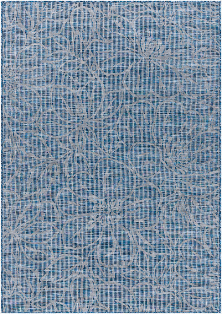 Pasadena Machine Woven Rug — Blue/Dark Blue