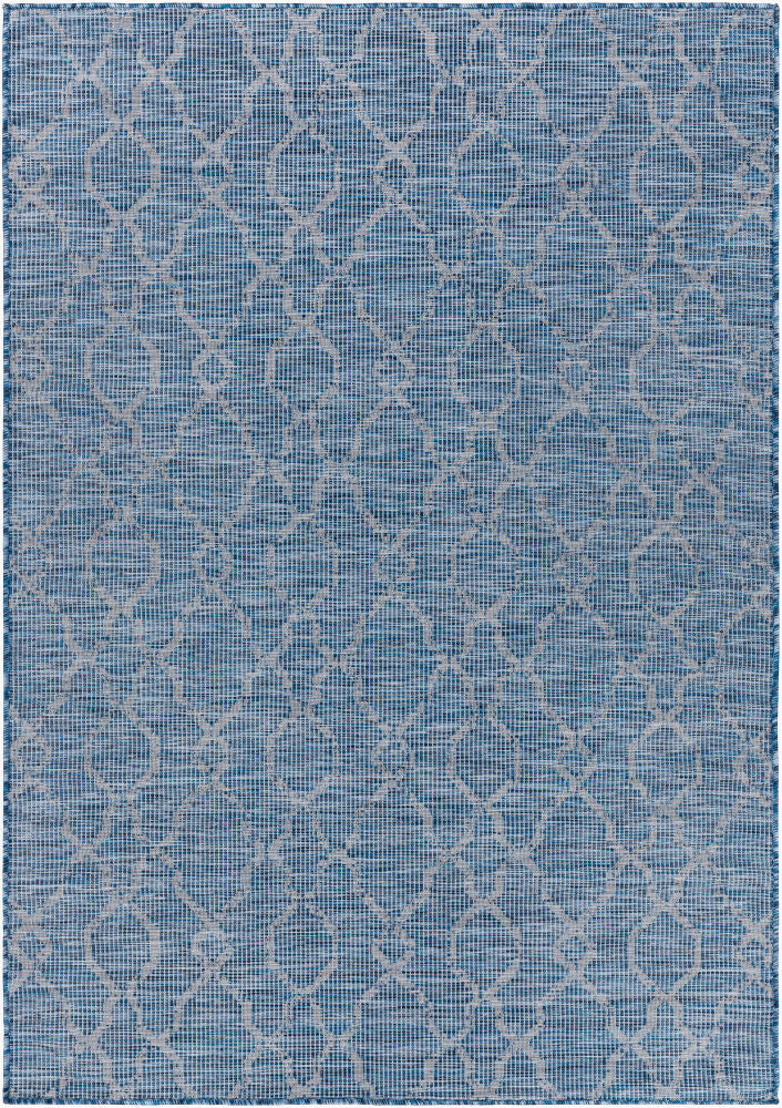 Pasadena Machine Woven Rug — Blue/Dark Blue