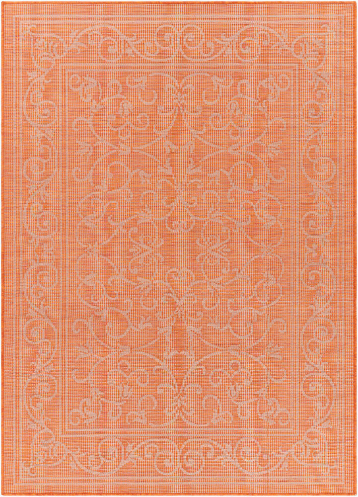 Pasadena Machine Woven Rug — Burnt Orange