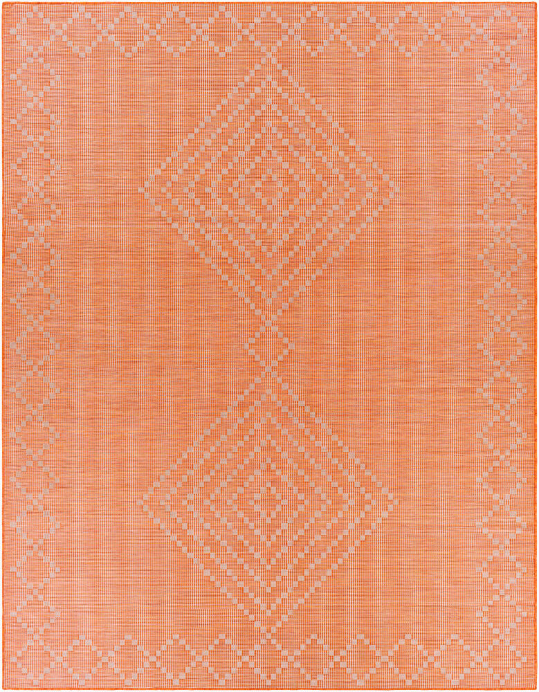 Pasadena Machine Woven Rug — Burnt Orange