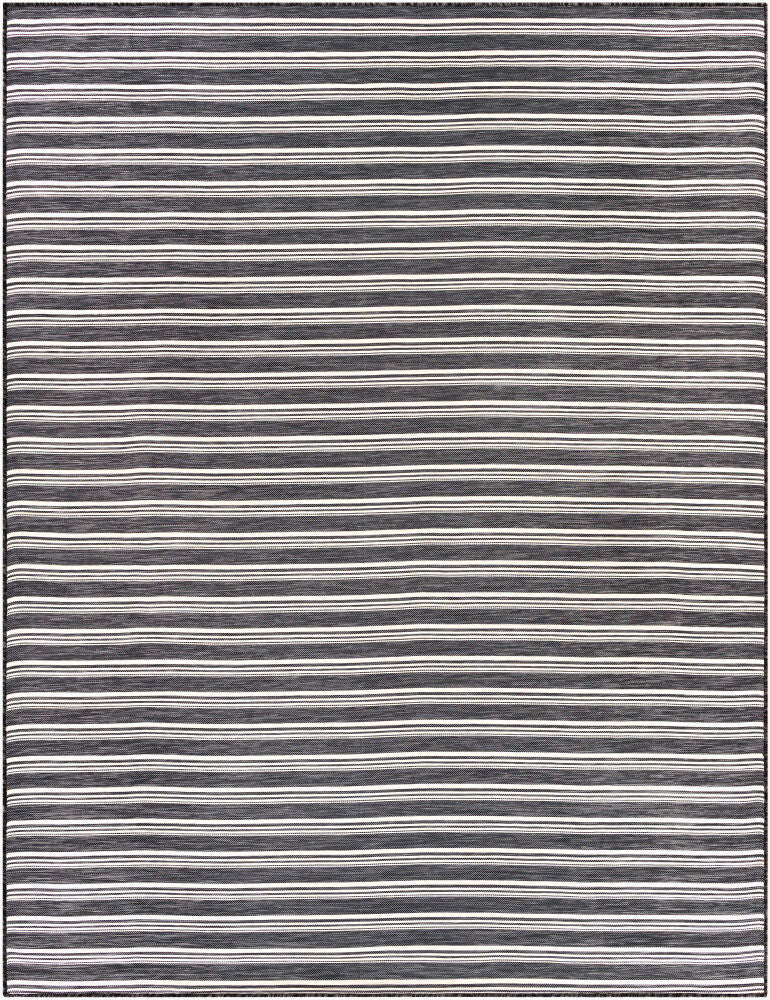 Pasadena Machine Woven Rug — Black/Cream