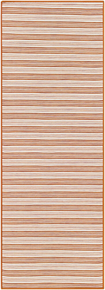 Pasadena Machine Woven Rug — Cream/Rust