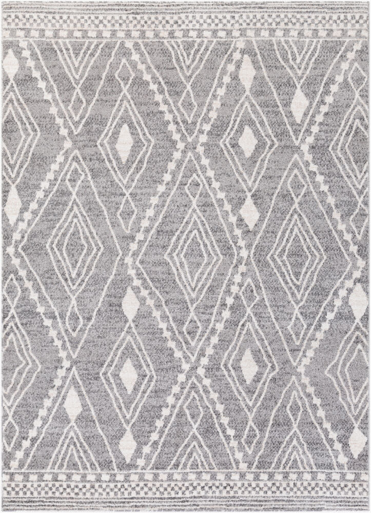 Positano Machine Woven Rug — Charcoal/Gray