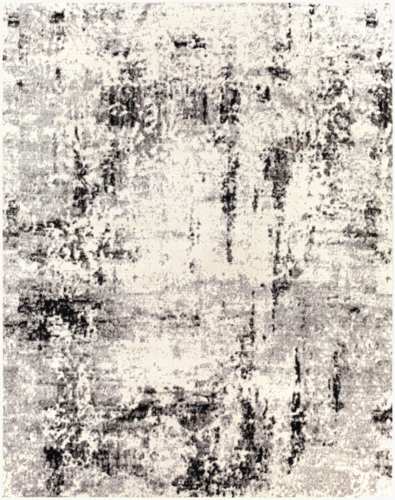 Pisa Machine Woven Rug — Black/Charcoal