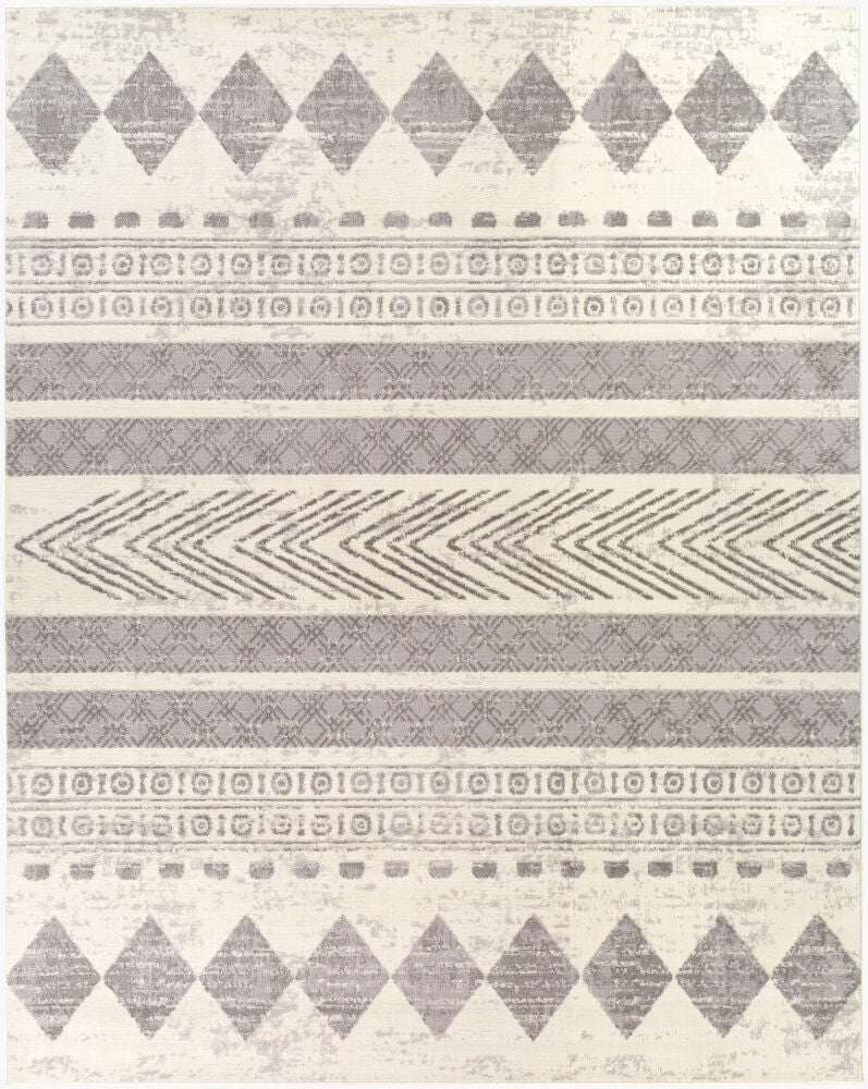 Pisa Machine Woven Rug — Charcoal/Light Slate