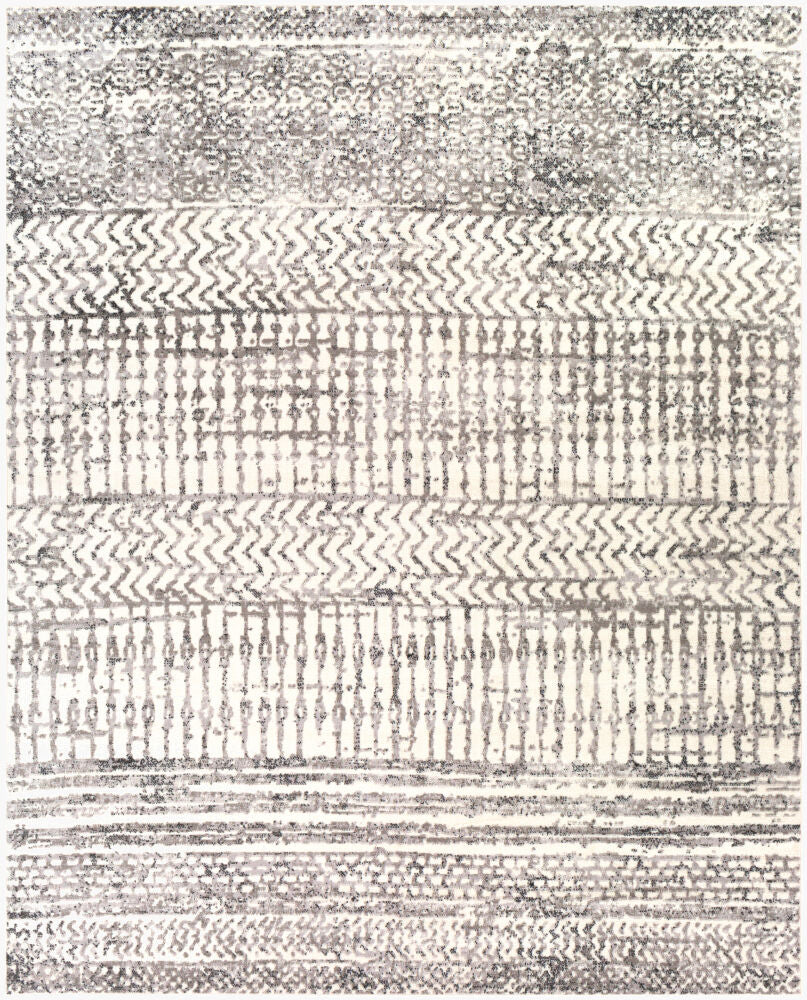Pisa Machine Woven Rug — Black/Charcoal