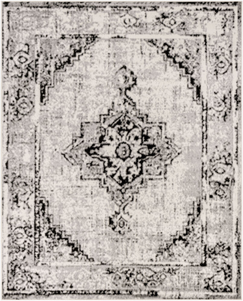 Pisa Machine Woven Rug — Black/Charcoal