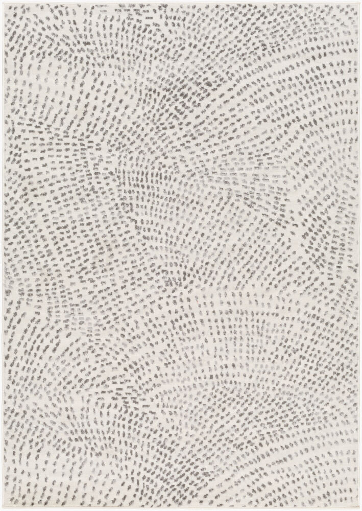 Pisa Machine Woven Rug — Charcoal/Light Gray