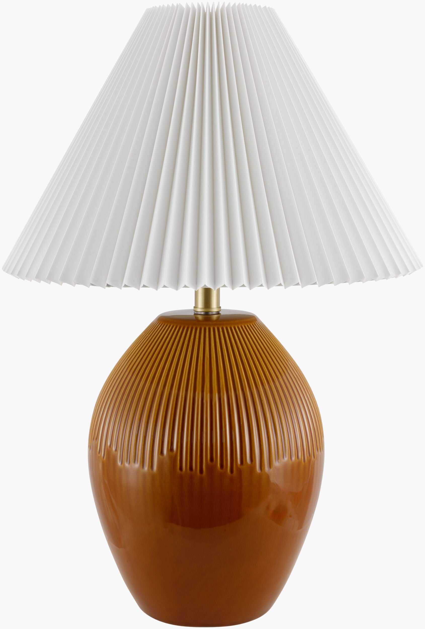 Padstow Accent Table Lamp — Brown
