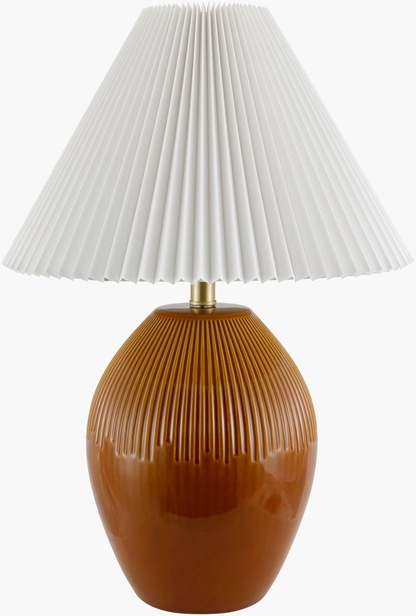 Padstow Accent Table Lamp — Brown