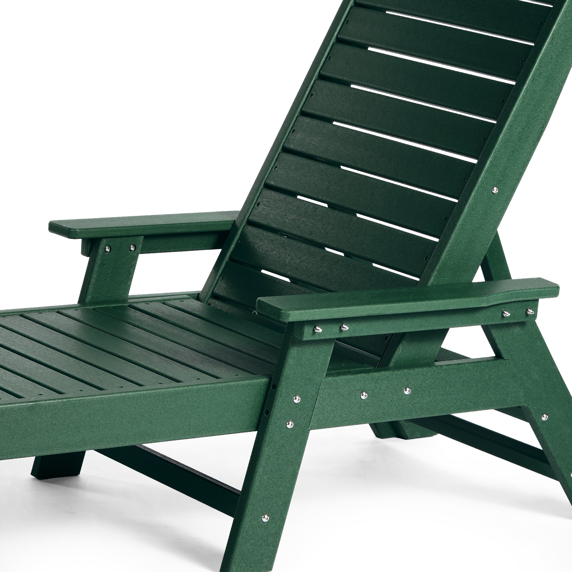 Santa Monica All-Weather Outdoor Reclining Sun Lounger with Arm Rests Seahawk Designs Patio Chaise Lounges