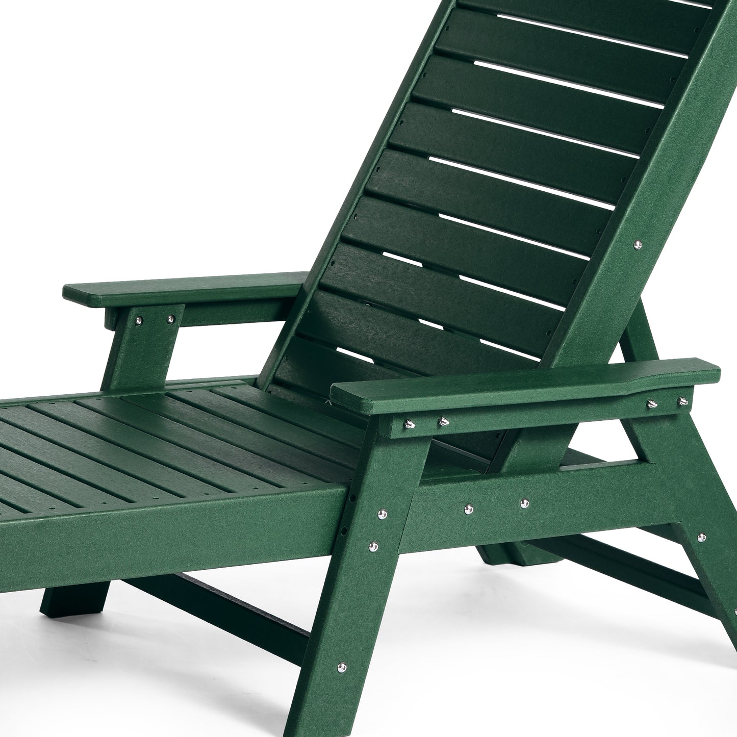 Santa Monica All-Weather Outdoor Reclining Sun Lounger with Arm Rests Seahawk Designs Patio Chaise Lounges