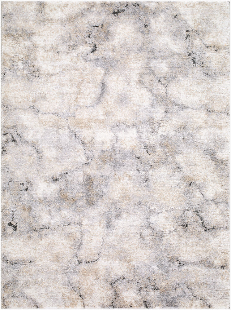 Portofino Machine Woven Rug — Black/Gray