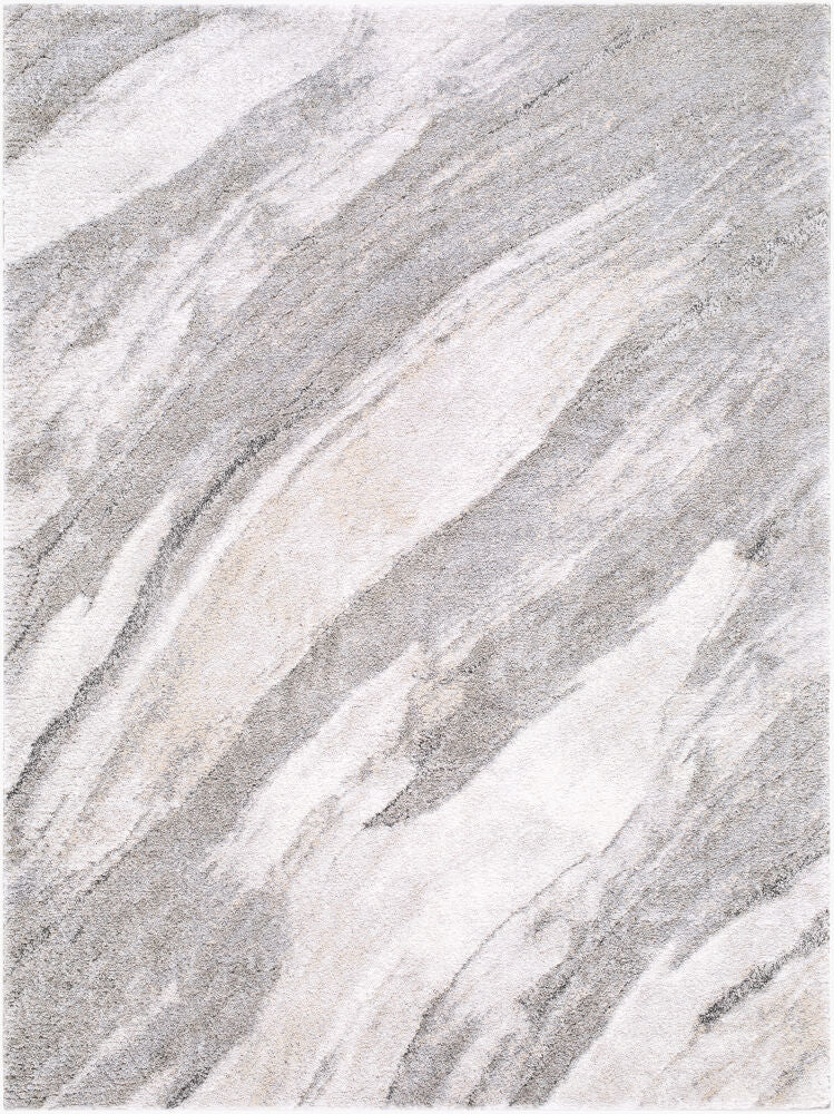 Portofino Machine Woven Rug — Black/Gray