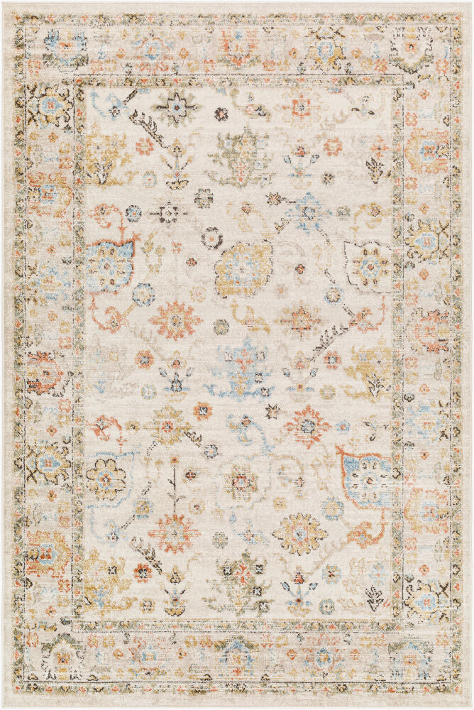 Pertek Machine Woven Rug — Black/Burnt Orange