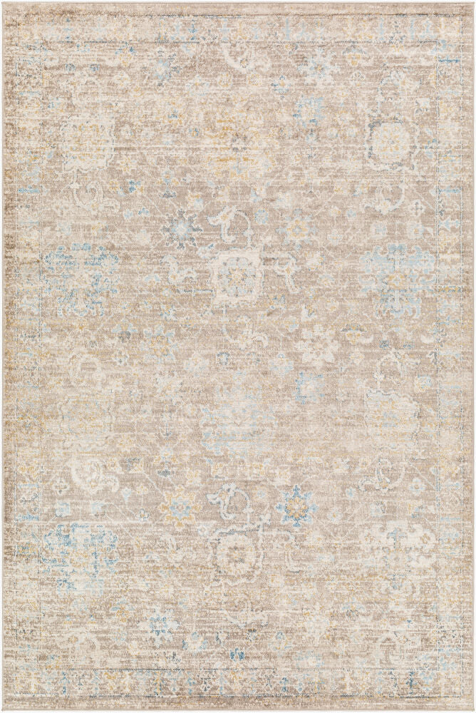 Pertek Machine Woven Rug — Dark Blue/Dark Brown