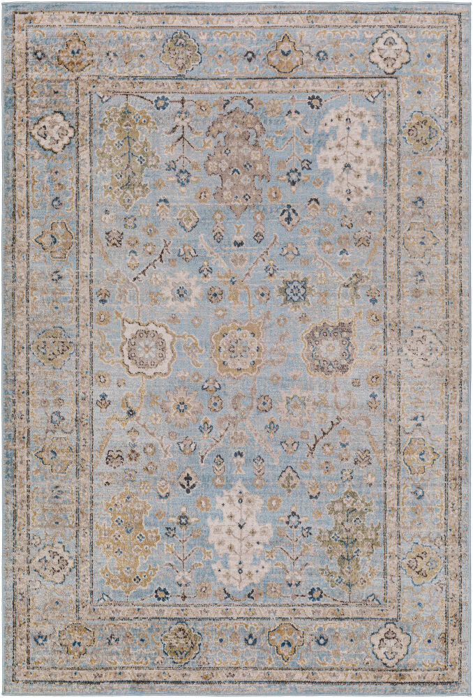 Pertek Machine Woven Rug — Dark Blue/Dark Brown