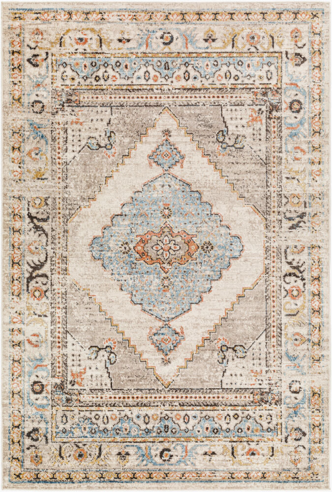 Pertek Machine Woven Rug — Burnt Orange/Dark Brown