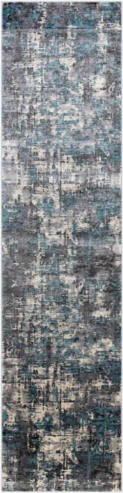 Pune Machine Woven Rug — Black/Charcoal