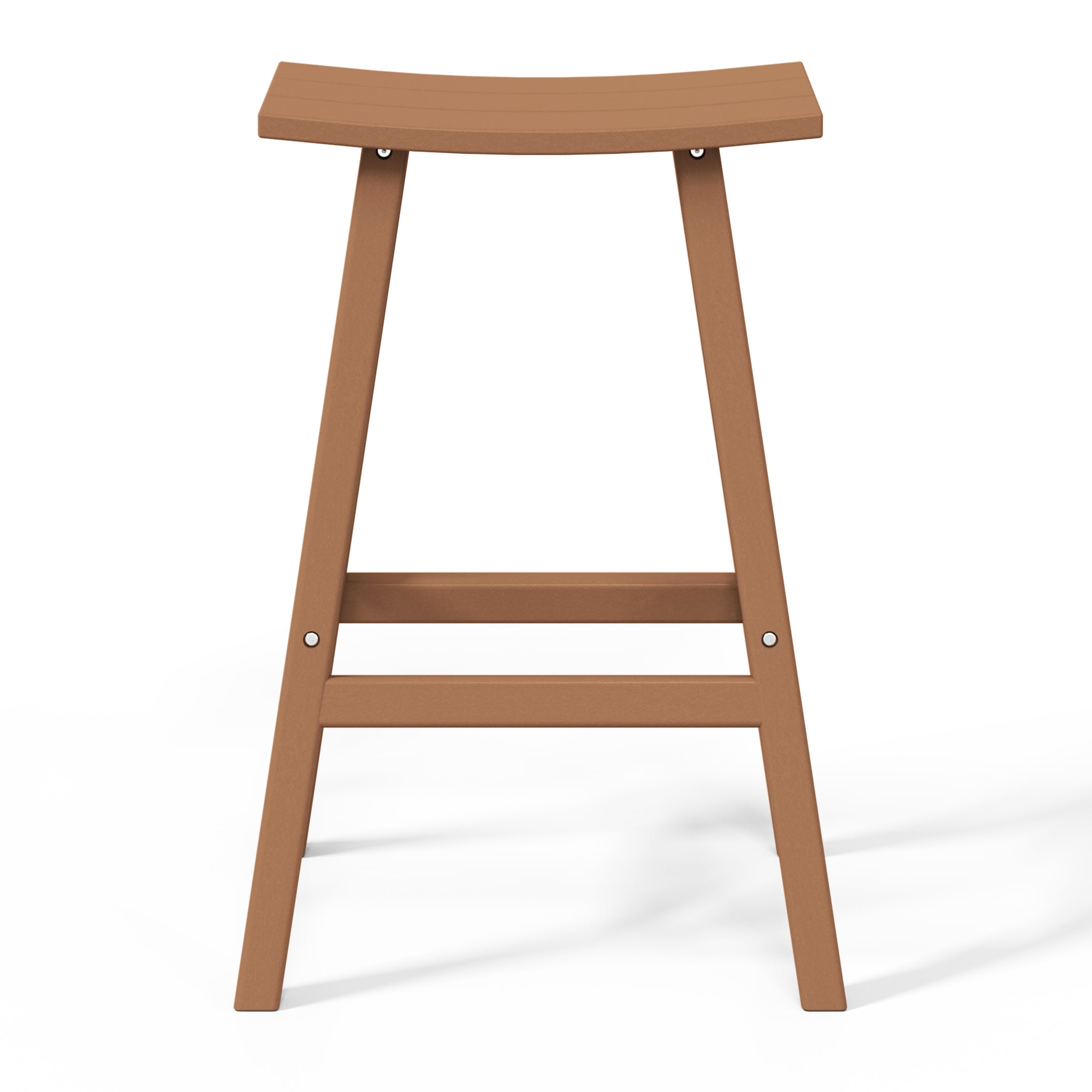 Stockholm All-Weather Outdoor Saddle Bar Stool (29" Height) Seahawk Designs Patio Bar & Counter Stools