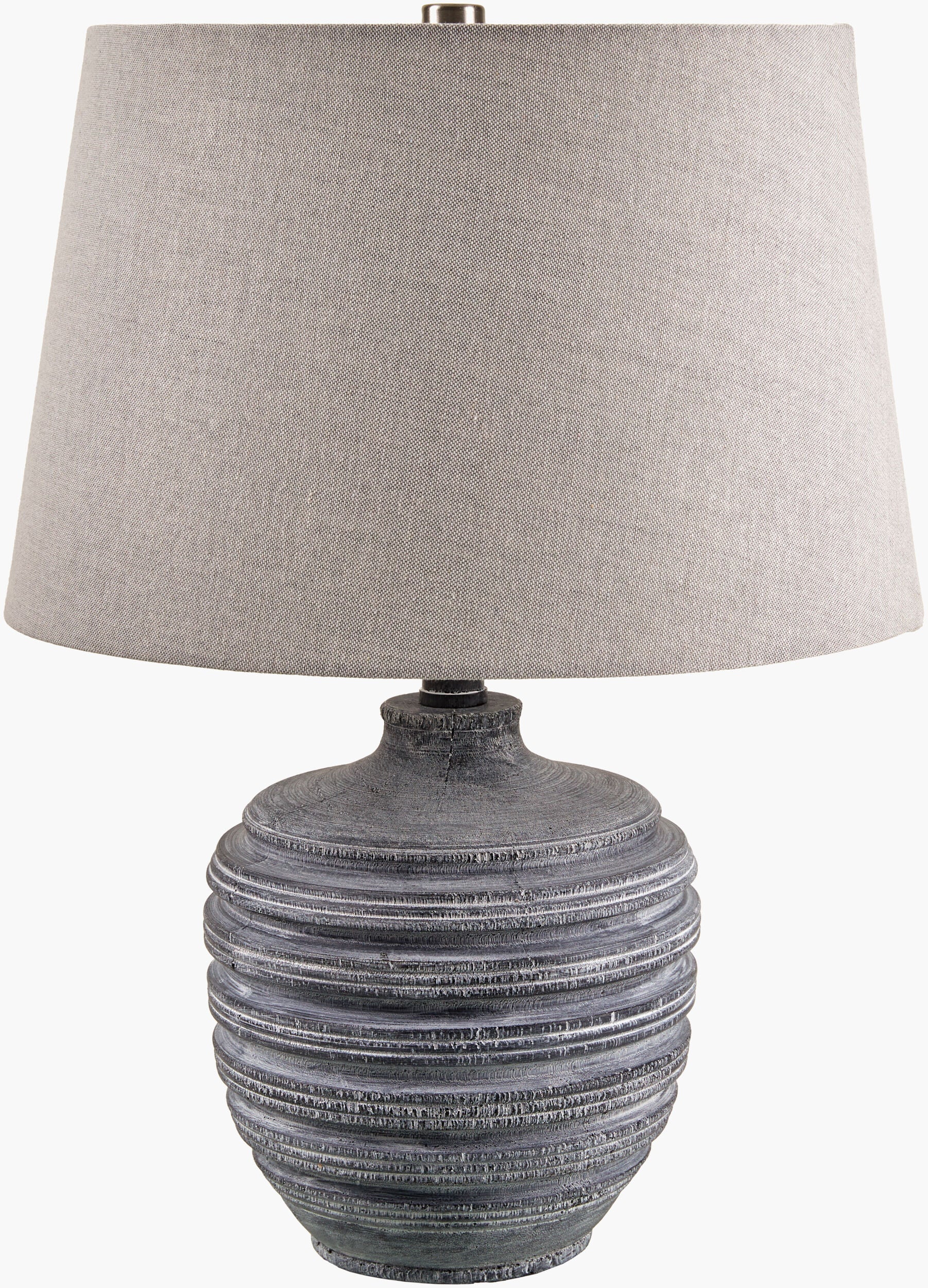 Pavia Accent Table Lamp — Light Gray