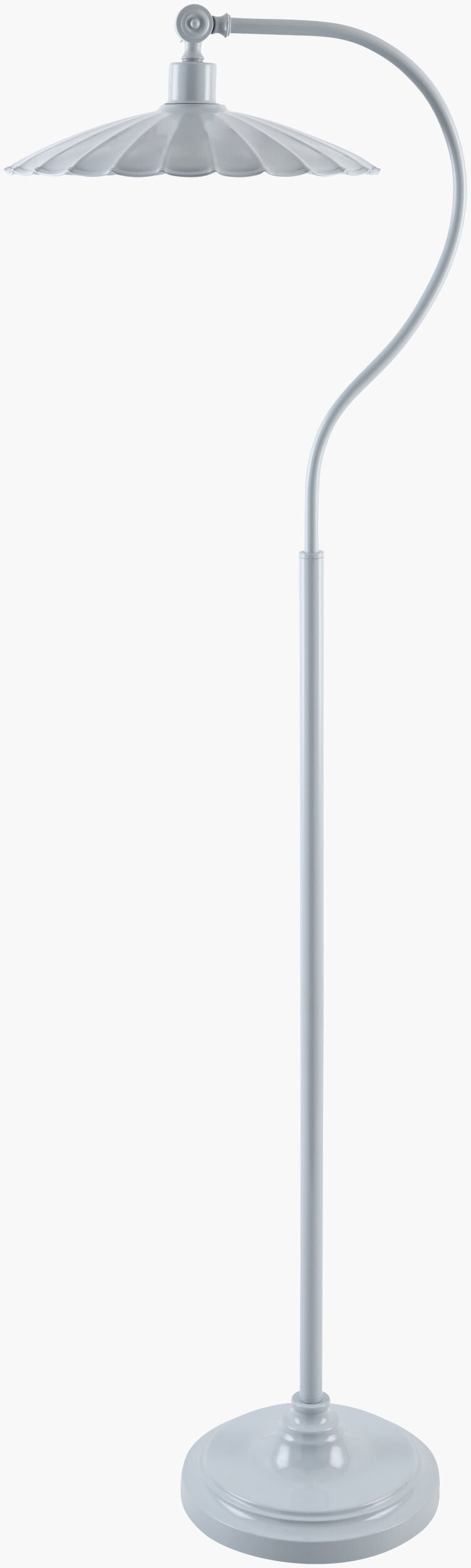 Pavona Accent Floor Lamp — Aqua