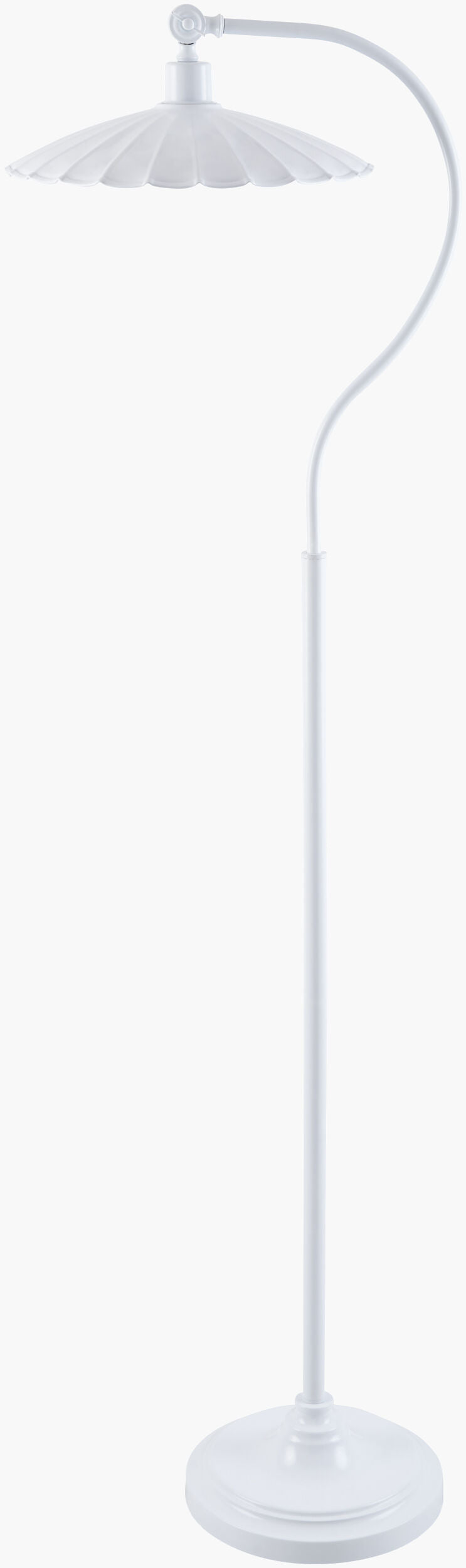 Pavona Accent Floor Lamp — White