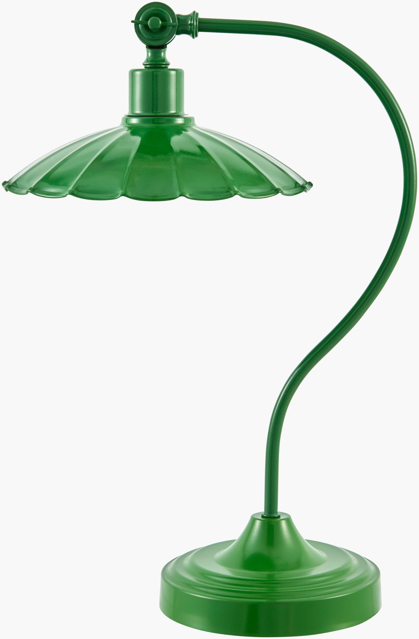 Pavona Accent Table Lamp — Green